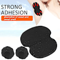 Miniatyrbild 4 av 5: 60 Stycken Armhåla Svett Pads Underarm Svett Pads Non-Woven Tyg Klänning Kläder Underarm Svett Pads, Osynliga, för Kvinnor och Män, Svart