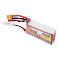Miniatyrbillede 1 af 5: ZOP POWER 11.1V 750mAh 95C 3S LiPo Batteri XT30 Stik til RC Drone