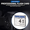Miniatyrbilde 5 av 5: Profesjonelt 4 GB Compact Flash-minnekort (hvit & blå)