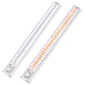 Miniatyrbilde 1 av 4: LED-skapbelysning, sensorlys 120 LED, oppladbar dimmbar sensorlys natt med bevegelsessensor, for skap