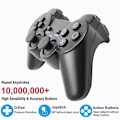 Miniatyrbild 5 av 5: 2,4 GHz Trådlös Spelkontroll för SONY PS2 / PS1 Tillbehör med 2 Motorer PC Joystick-styrenhet för PlayStation 2-konsol
