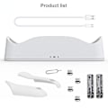 Miniatyrbillede 5 af 5: Oculus Quest 2 VR Headset og Controller Opladningsdock Stativ