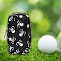 Miniatyrbillede 4 af 5: Lille Golfbold Opbevaringspose Lomme Udendørs Træningstilbehør med Skalle Design