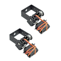 Pikkukuva 3 / 5: 2x Servo-teline 2 Dof Kit Gimbal W/ 2 Mg996 Servo RC-robotille ja älyautolle