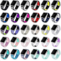 Miniatyrbillede 2 af 4: S 38mm Silikon Armbånd Egnet Til Apple Watch Åndbar Armbånd (sæt 2)