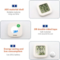 Miniatyrbillede 4 af 5: 3 stk. Mini Digital Indendørs Termometer Hygrometer Luftfugtighed Temperatur LCD Display Bluetooth Sensor Trådløs Termometer Til Hjem Kontor Digital Hyg