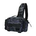 Miniatyrbild 1 av 4: Förvaringsväska Tackle Bag Fiskeutrustning Enkelsidig Axelväska För Vandring Camping Blå