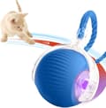 Interactive Cat Toy Ball / Toy for Cat – Electronic Cat Toy, Moving Ball, Automatic, 3 Modes blå