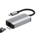 USB-C till Gigabit Ethernet-adapter med 3-portars hubb