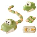 SeJean Fun Greedy Snake Game - Superroliga fjärrstyrda ormstrider, trådlös fjärrkontroll{F2} Green Set