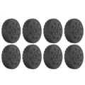 8-pack hjulskydd för resväskor Svart Modell 3 Black