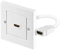 Miniatyrbild 1 av 2: HDMI™ vägguttag, guldpläterad