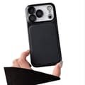 Svart PC+PU Skyddsfodral Kompatibelt med iPhone 17 - Stötsäkert, Anti-rep