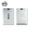 Korthållare med RFID-blockering, 10-pack Silver Silver