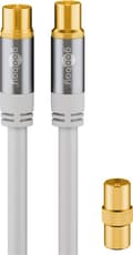 TV-antennkabel (135 dB), 4x skärmad
