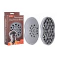 Afro Curl Brush ABS twist- och dreadlock-stylingkam för lockigt hår, locs och set, 14,3 cm x 9 cm x 2,5 cm, ergonomisk och resevänlig grå Grey
