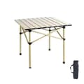 Folding Camping Table – Lightweight and Portable Table for Picnics and Outdoor Use Khaki