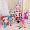 Miniatyrbilde 3 av 5: Fantastisk Digital Circus Plush, Pomni og Jax Plushies Leke for Barn Julegave j