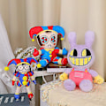Miniatyrbilde 4 av 5: Fantastisk Digital Circus Plush, Pomni og Jax Plushies Leke for Barn Julegave q