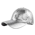 Miniatyrbillede 1 af 5: Mænds Baseball Cap Justerbar Rem Kunstig Læder Krokodille Print Hat