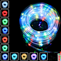 Pikkukuva 1 / 4: Trampoliinin reunavalo, RGB LED-nauhavalo kaukosäätimellä, IP65 vedenkestävä, 4 tilaa ja 16 väriä, helppo asentaa