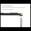 Miniatyrbilde 2 av 5: M.2 A+E KEY-spor til M.2 NVME Adapterkort NGFF til KEY-M Utvidelseskort NVMe PCI Express SSD Port Utvidelsesadapter