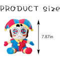Miniatyrbilde 2 av 5: Digital Circus Plysj, den fantastiske Pomni og Jax Plysjdyr, nye Digital Circus Plysjdyr, tegneseriebilde Putegaver (2 stk)