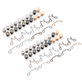 Miniatyrbild 2 av 5: Jean Waist Extender Set - Justerbar Knappbyte för Lösa Byxor