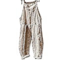 Miniatyrbild 1 av 2: Damkläder Dam Sommar Randig Casual Lös Lång Haklapp Overall Byxor Vida Ben Jumpsuits Baggy Rompers Byxor Med Ficka - MXBC