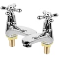 Miniatyrbilde 4 av 4: 1 Par Baderomvask Faucet Moderne Vask Faucet Enkelt Håndtak Baderom Faucet (Kald Type, Varmt Type)