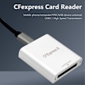 Miniatyrbild 5 av 5: Bärbar typ C till CFexpress B-kortläsare 10 Gbps minneskortläsare Drive-Free för bärbar dator