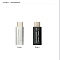 Miniatyrbild 1 av 5: 2 st USB Typ-C Datablocker USB-C Juice Jack Defender Adapter Stöd för Snabbladdning (50V/5A) Stoppa Datakapning (Svart)