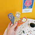 Miniatyrbild 4 av 5: 1 st söt djur plysch hårnål hårnål klämma i hår accessoarer barrettes kvinnor flicka sidoklämma hårnål klämma nät röd huvudbonad 1