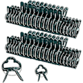 Miniatyrbild 1 av 5: 100 st Plantclips Växtclips för Klätterväxter Tomatclips Blomclips Växtclips Växtclips Klätterhjälp för Fästning av Växter (2 Storlekar i En)