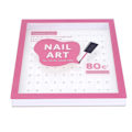 Miniatyrbilde 3 av 5: Bærbar Salong Negle Gel Polish Fargekort - 80 Farger Neglespiss Fargevisning Bok Kart