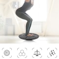 Pikkukuva 2 / 5: Joogaharjoittelu Fitness-harjoittelu Violetti Labryntti Wobble-tasapainolevy Vakauslevy