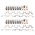 Miniatyrbild 1 av 5: Jean Waist Extender Set - Justerbar Knappbyte för Lösa Byxor
