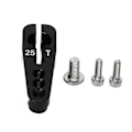 Miniatyrbilde 2 av 5: 25T Aluminium Legering Justerbare 3 Hull Servo Horn Kompatibel 1/10 RC Biler - Solid og Svart