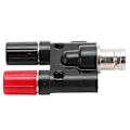 Miniatyrbillede 2 af 5: BNC Hun til 4mm Parallelt Bindingspost Adapter Stikkontakt