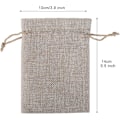 Miniatyrbild 2 av 5: 24 st presentpåsar smycken pärlor jute påsar linnesäckar adventskalender bröllopsdekoration naturlig jul