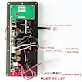 Miniatyrbild 4 av 5: 12V Förstärkarkort Högtalarförstärkare Bluetooth AUX TF-kort U-diskinspelning 6-12 tum 80W Högtalarpanelkort
