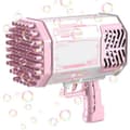 69 Holes Electric Bubble Machine Handheld Bubble Blower Rechargeable_Special Gifts