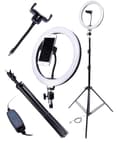 Mobilhållare med Ringlight & Stativ - Selfielampa