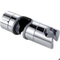 Justerbar brusehovedholder med 18-25 mm diameter, erstatningsbrusehovedholder med kromfinish, badeværelsesbruser