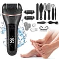 Electric Foot File - Cordless Heel Grinder with Accessories