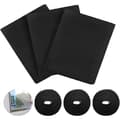 DIY Mosquito Net - 130x150cm - Durable Polyester - Velcro - Black