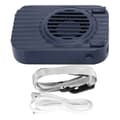 Mini Creative USB Portable Hands-Free Lazy Hanging Neck Fan with 3 Speeds (Blue)