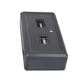Miniatyrbillede 4 af 5: Biloplader Opladningspanel med 2 USB-udtag
