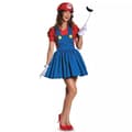 Halloween Super Mario Cosplayklänning för kvinnor röd S red