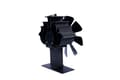 Miniatyrbillede 4 af 5: Pejsventilator for bedre varmefordeling, 8 blade sort